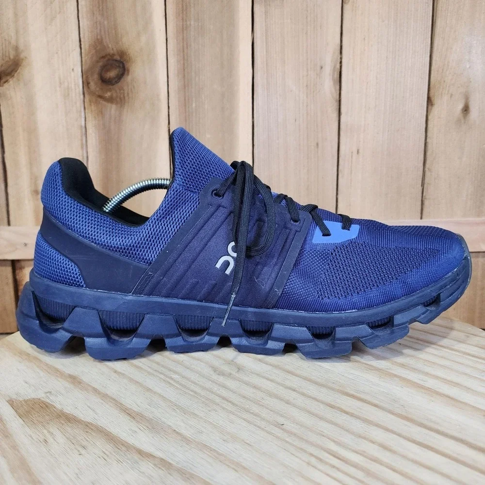 On Cloudswift 3 AD Shoes Mens 13 Blue Mesh Road Running Athletic Sneakers